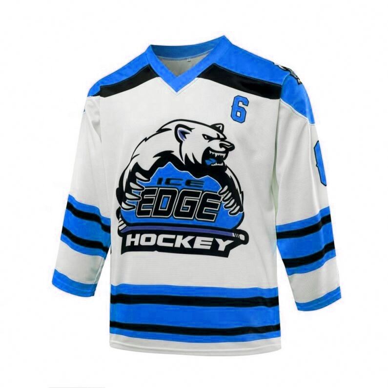 Sublimation hockey jersey with name and number - China Shenzhen Custom  Sports Wear